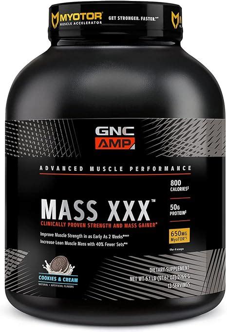 xxx powder|GNC AMP MASS XXX with MyoTor .